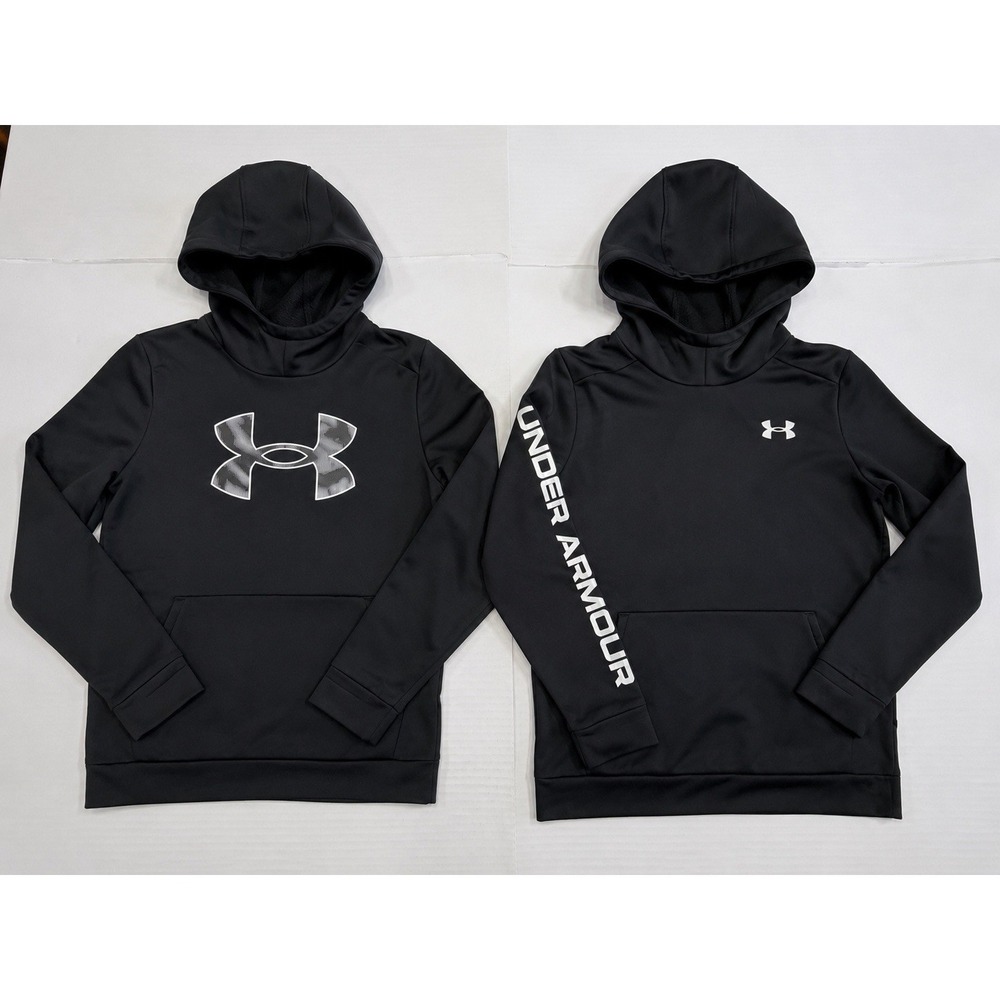Under Armour Youth Large Hoodie Bundle‎ Boys ColdGear Sweatshirts Lot 2 Pullover